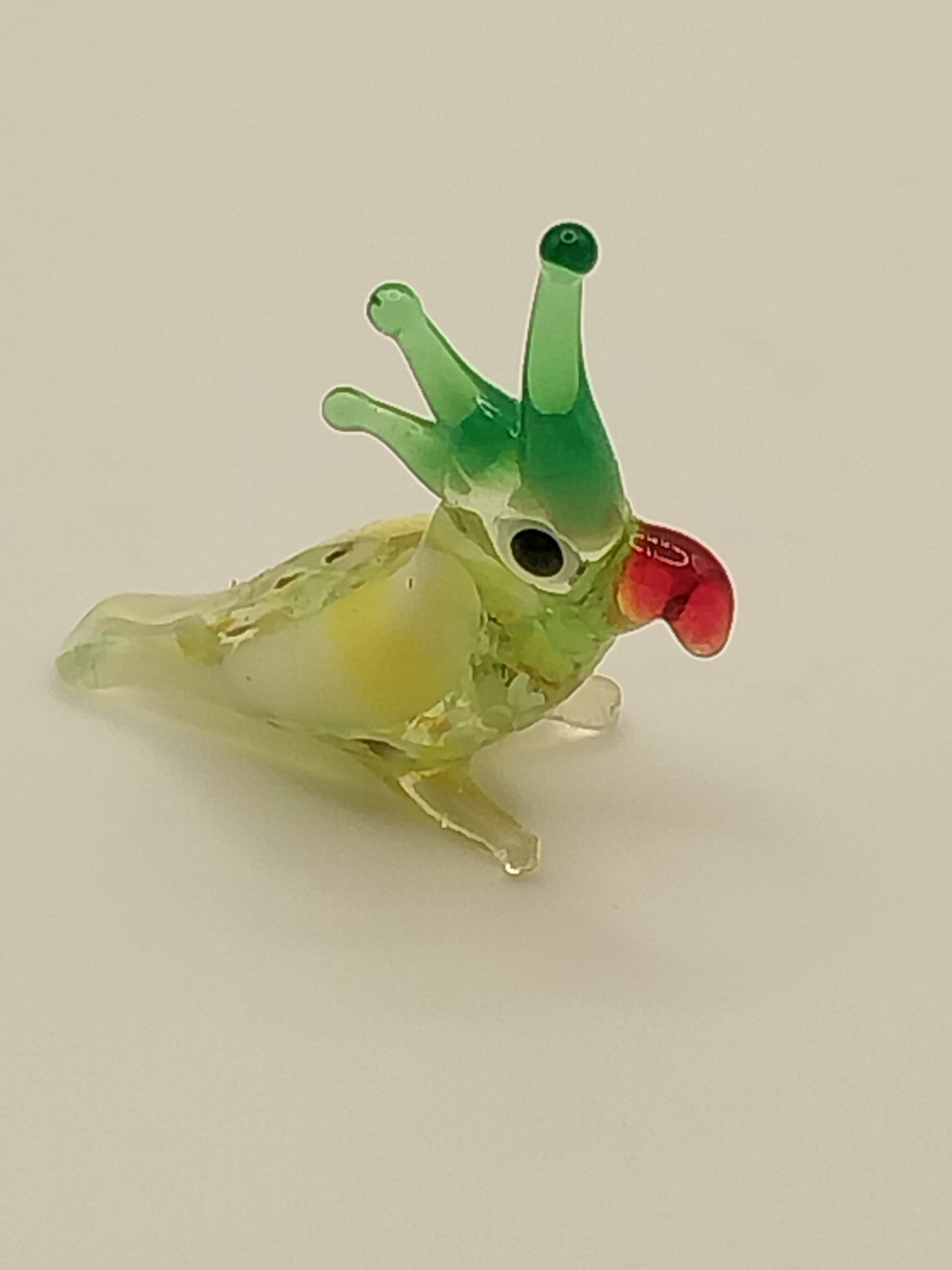 Figurine, Blown Glass, Parrot