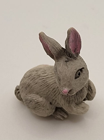 Grey Rabbit Sitting