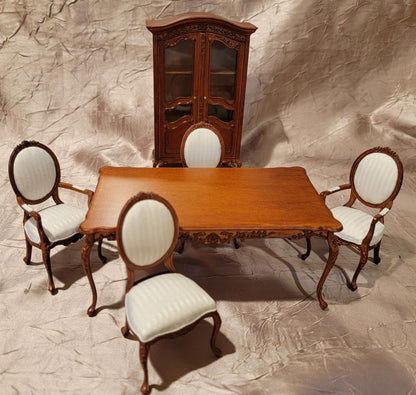 Petite Francoise Dining Set, 6pc, New Walnut