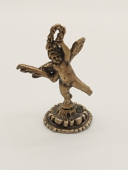 CEA180, Cherub Statue, Brass