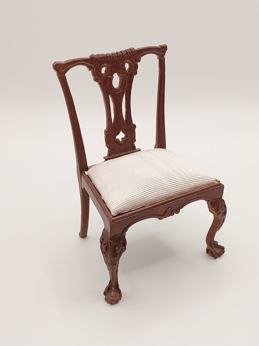 Chippendale Side Chair, New Walnut