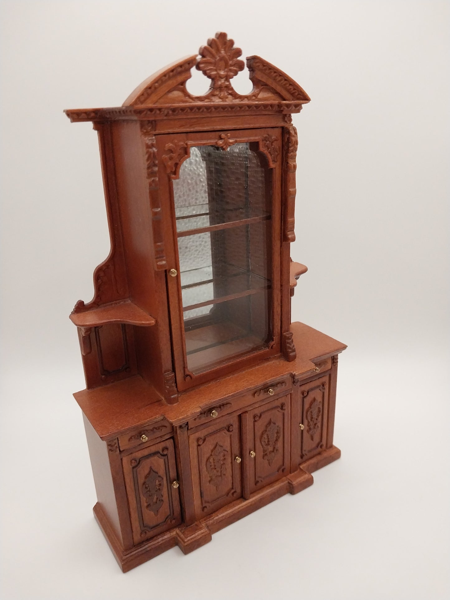 Carrington Curio Display Cabinet, New Walnut