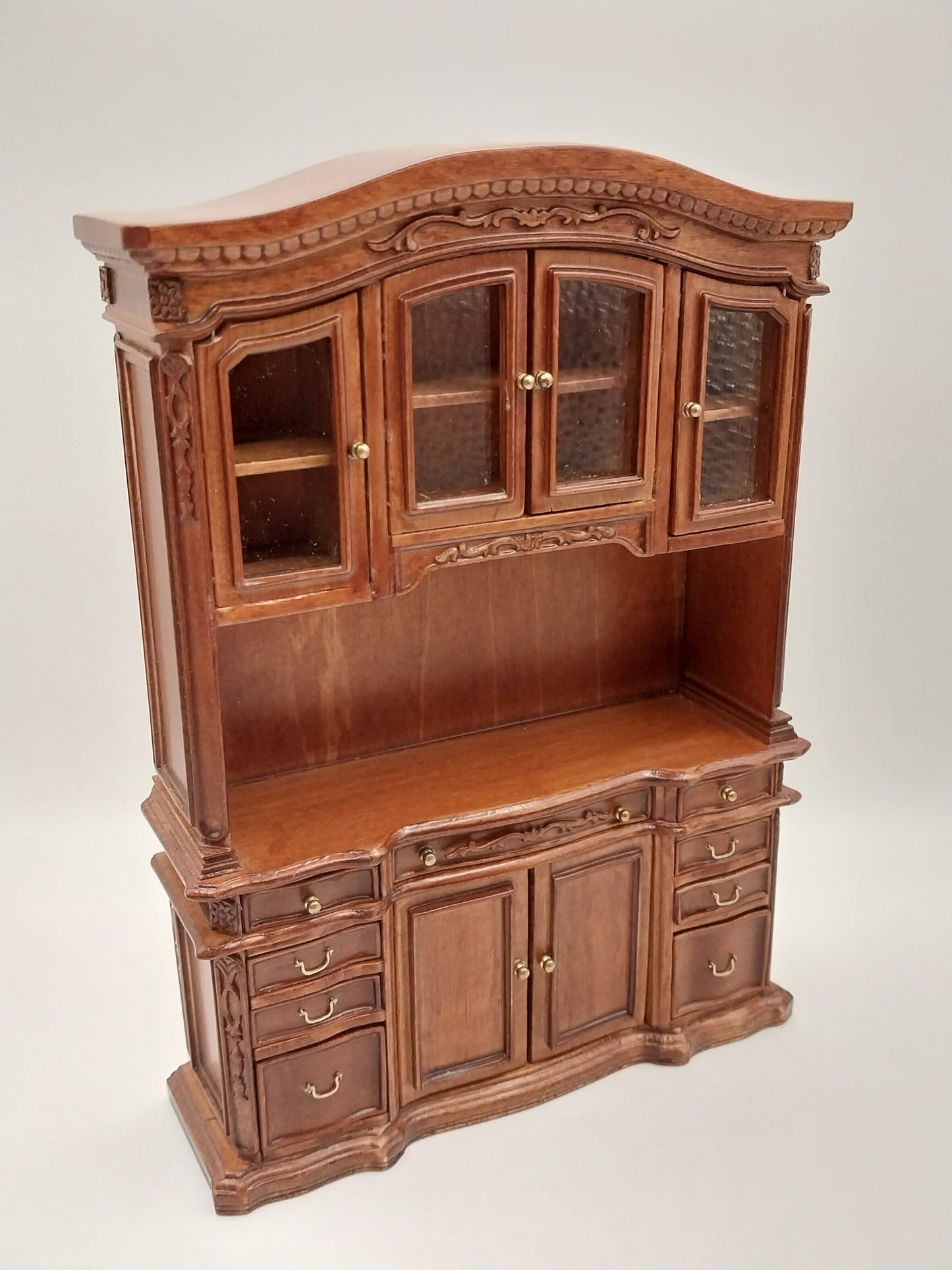 Quincey Bookcase Hutch, New Walnut