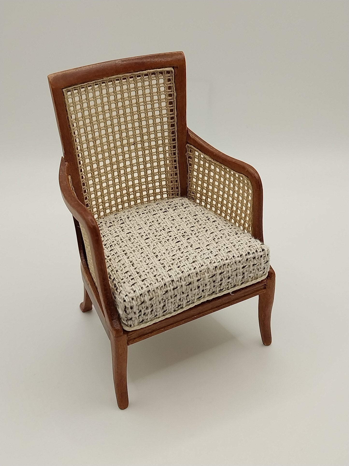 Berger Upholstered Chair, Walnut