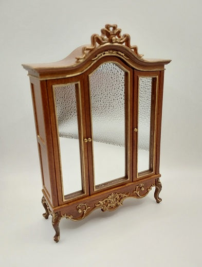 Victorian Wardrobe, Walnut/Gold