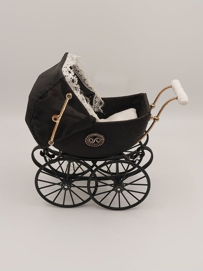 CSK107, Baby Pram, Black