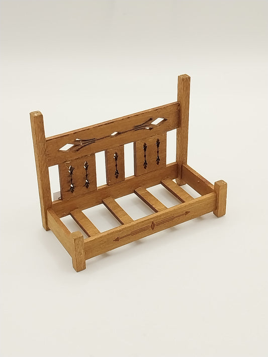 1/2" Scale Southwest Bench, WN