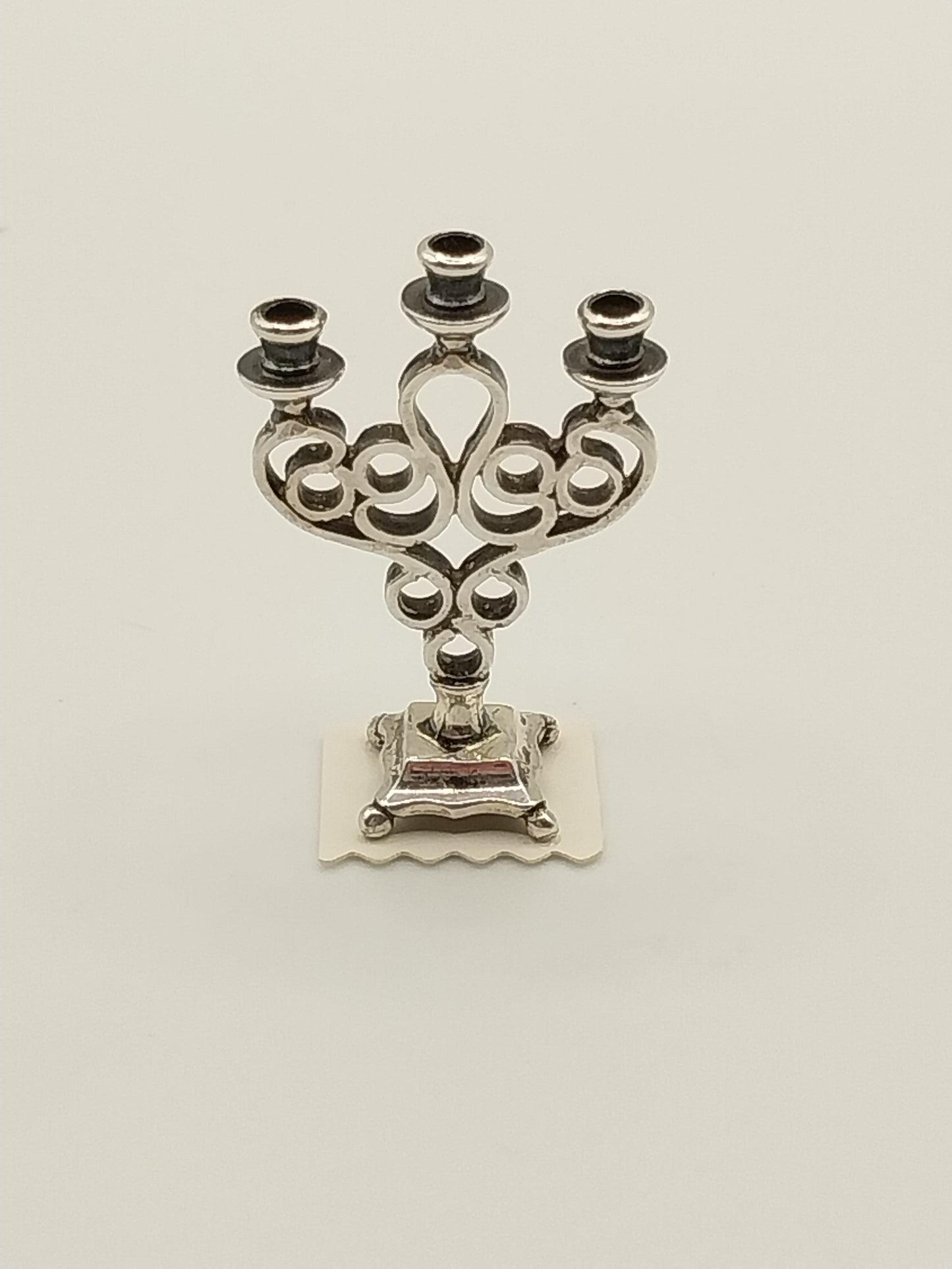 Ornate Candelabra, Sterling Silver