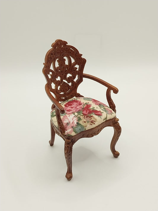 Bourbon Arm Chair, Walnut