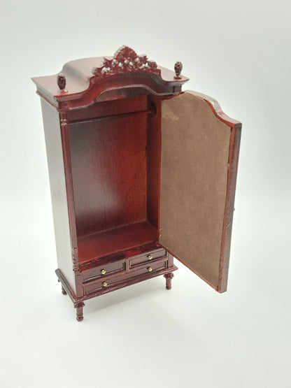 Jeanne Swag Armoire, Mahogany