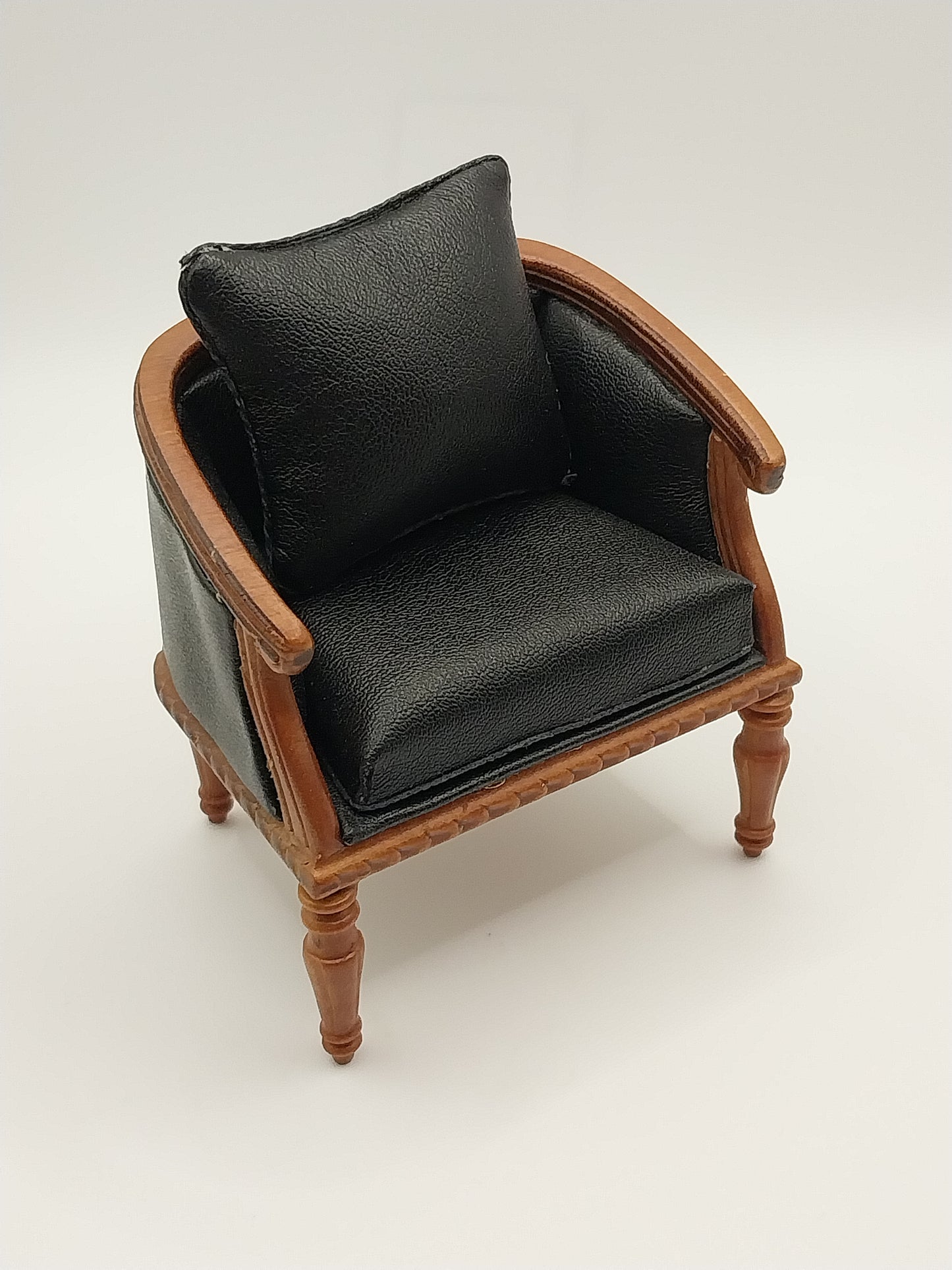 Wrap Around Arm Chair, Leather