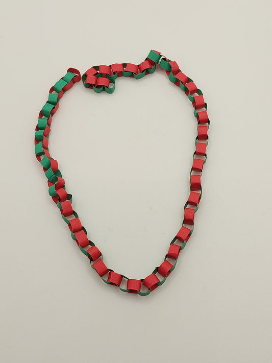 Paper Chain, Green & Red