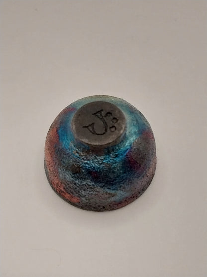 Raku Bowl, Blue