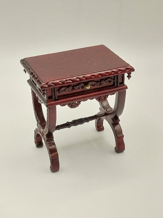 Venetian Revival End Table, Mahogany