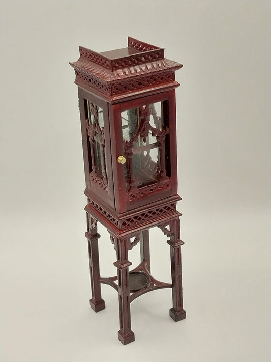 Chinese Chippendale Vitrine, Mahogany