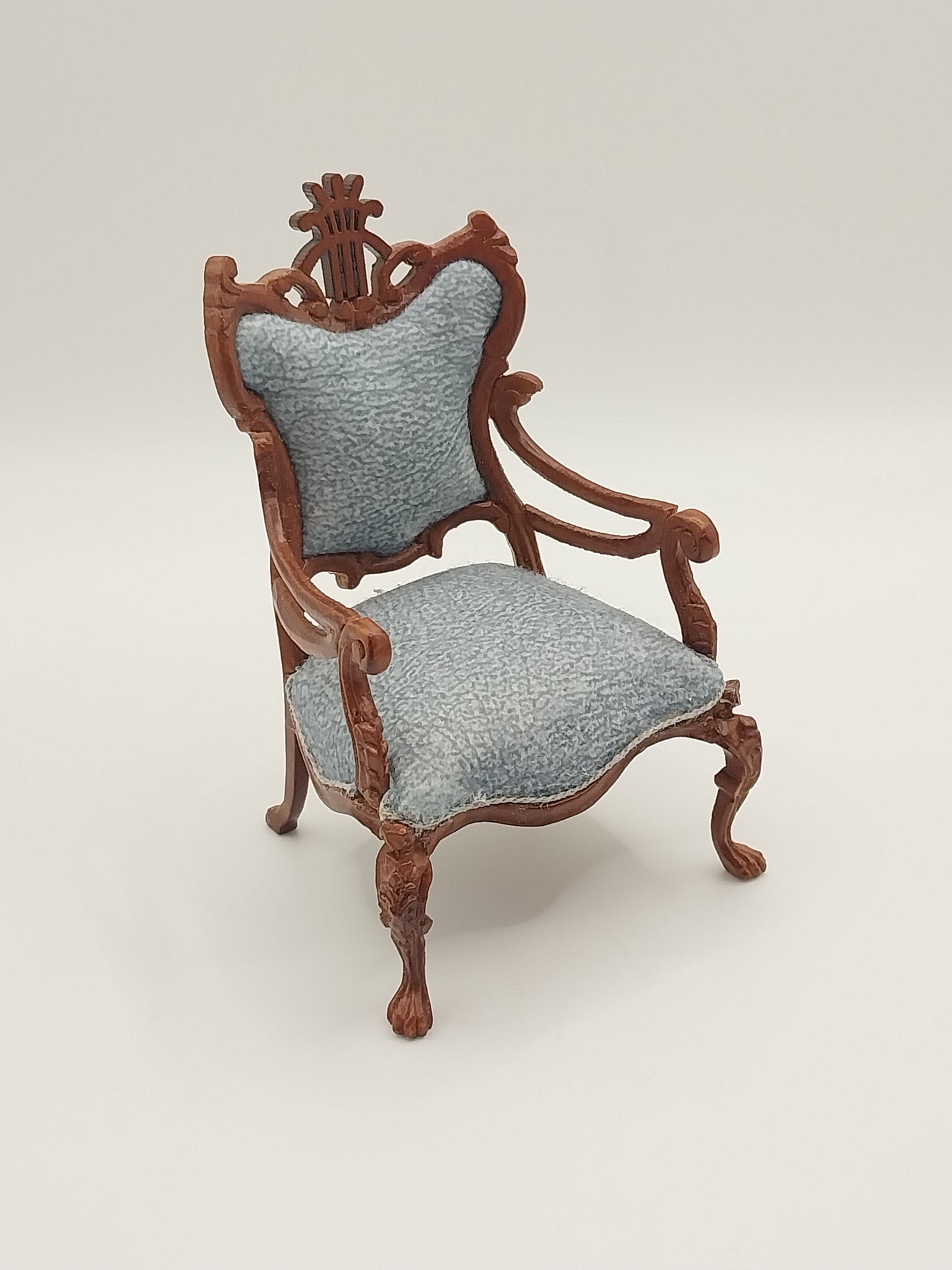 Fantasy Lyre Chair, New Walnut