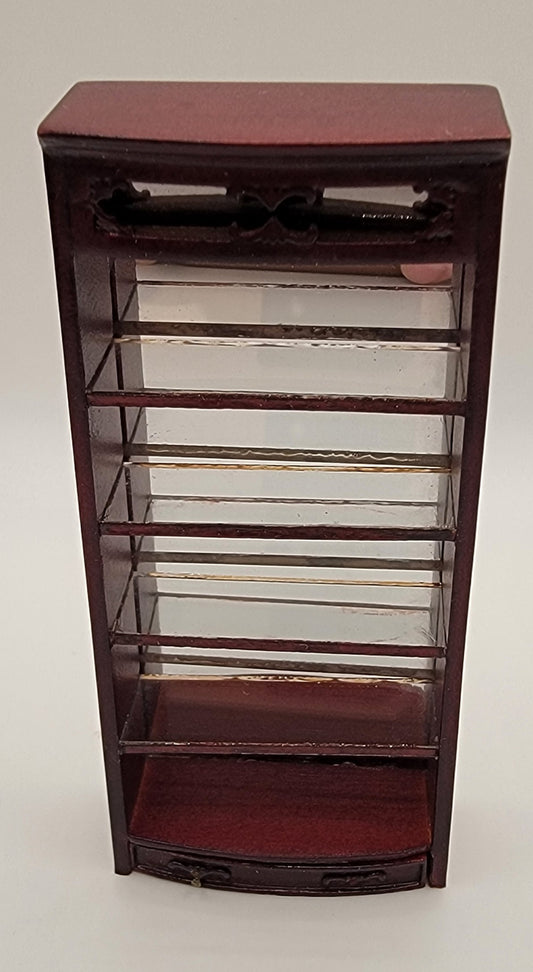 1/2" Scale Emporium Curved Open Shelf, MH