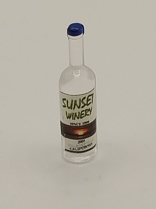 Sunset White Wine Bottle