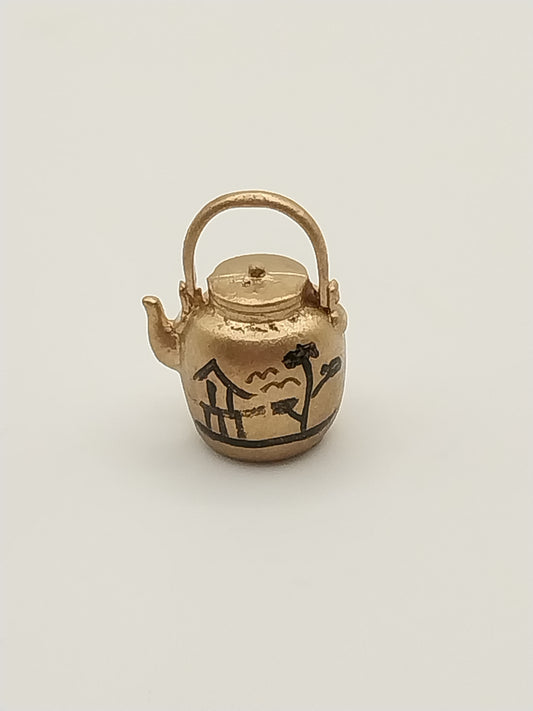 Oriental Tea Pot, Gold