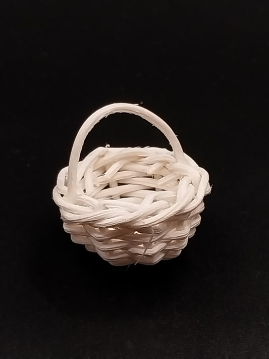 Small Handmade Basket with Handle