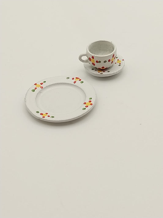 Dinner Set, 12pc, Handpainted