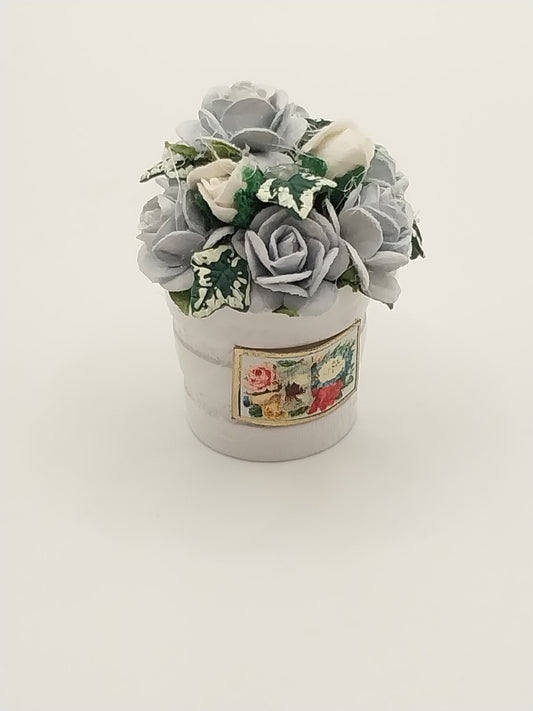 Bucket Of Roses, Blue