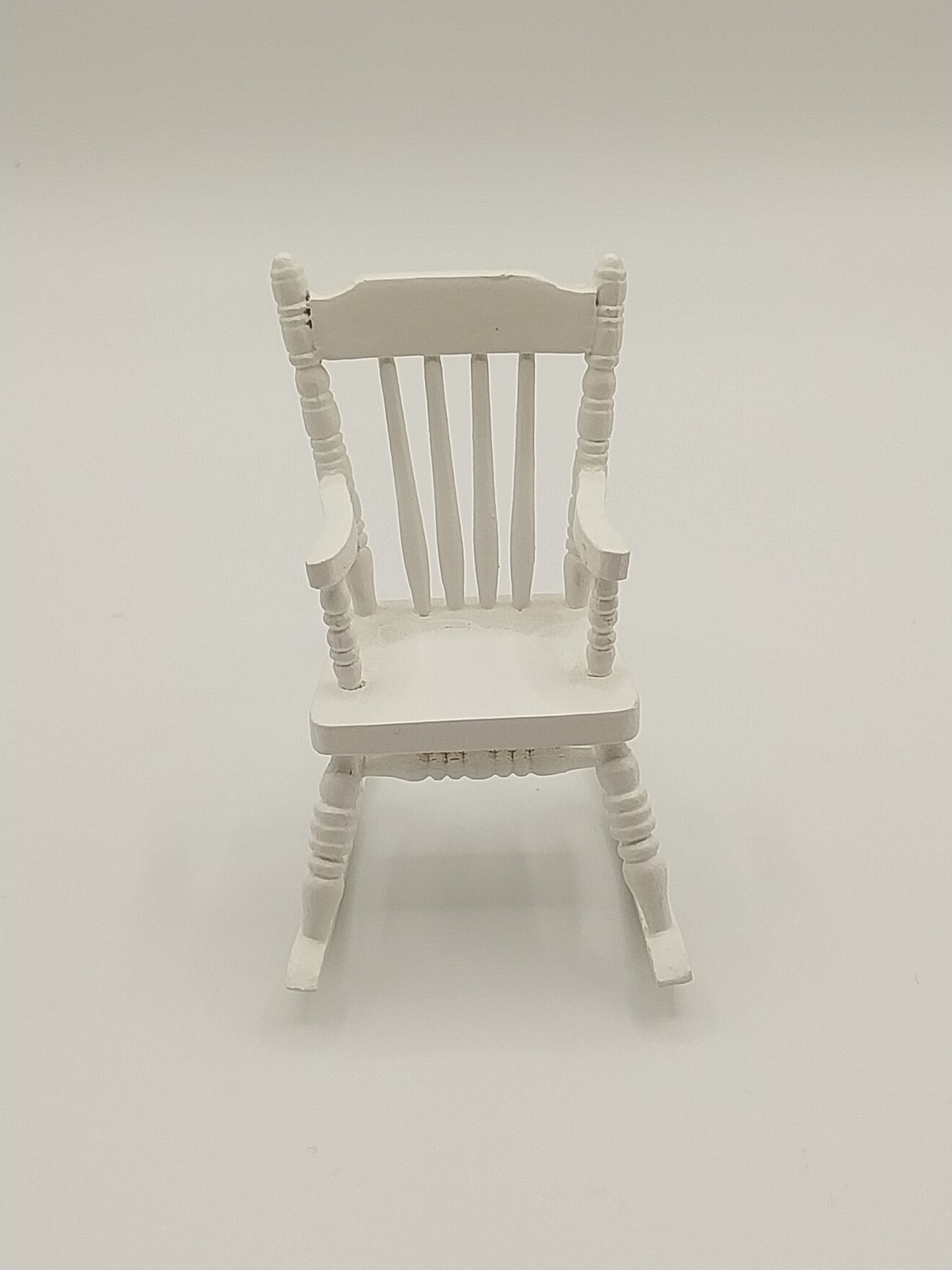 1/2" Scale Rocking Chair, White