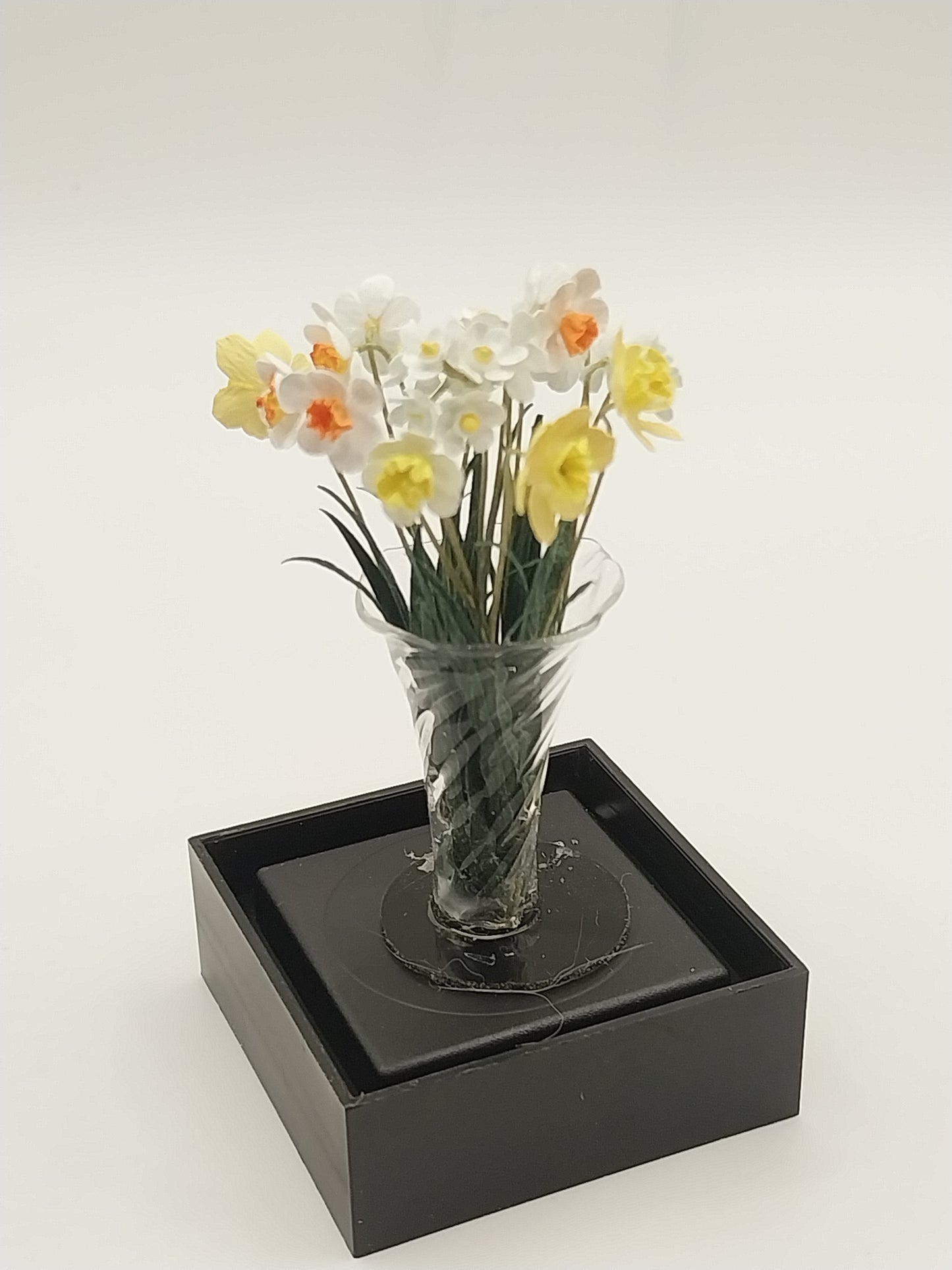 Floral Arrangement, Yellow, White & Orange Daffodile