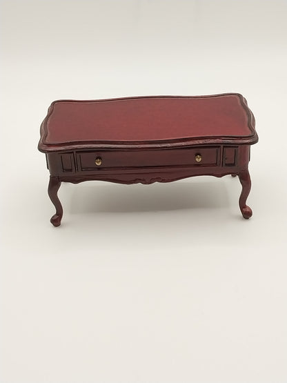 Maxion French Coffee Table, Mahogany