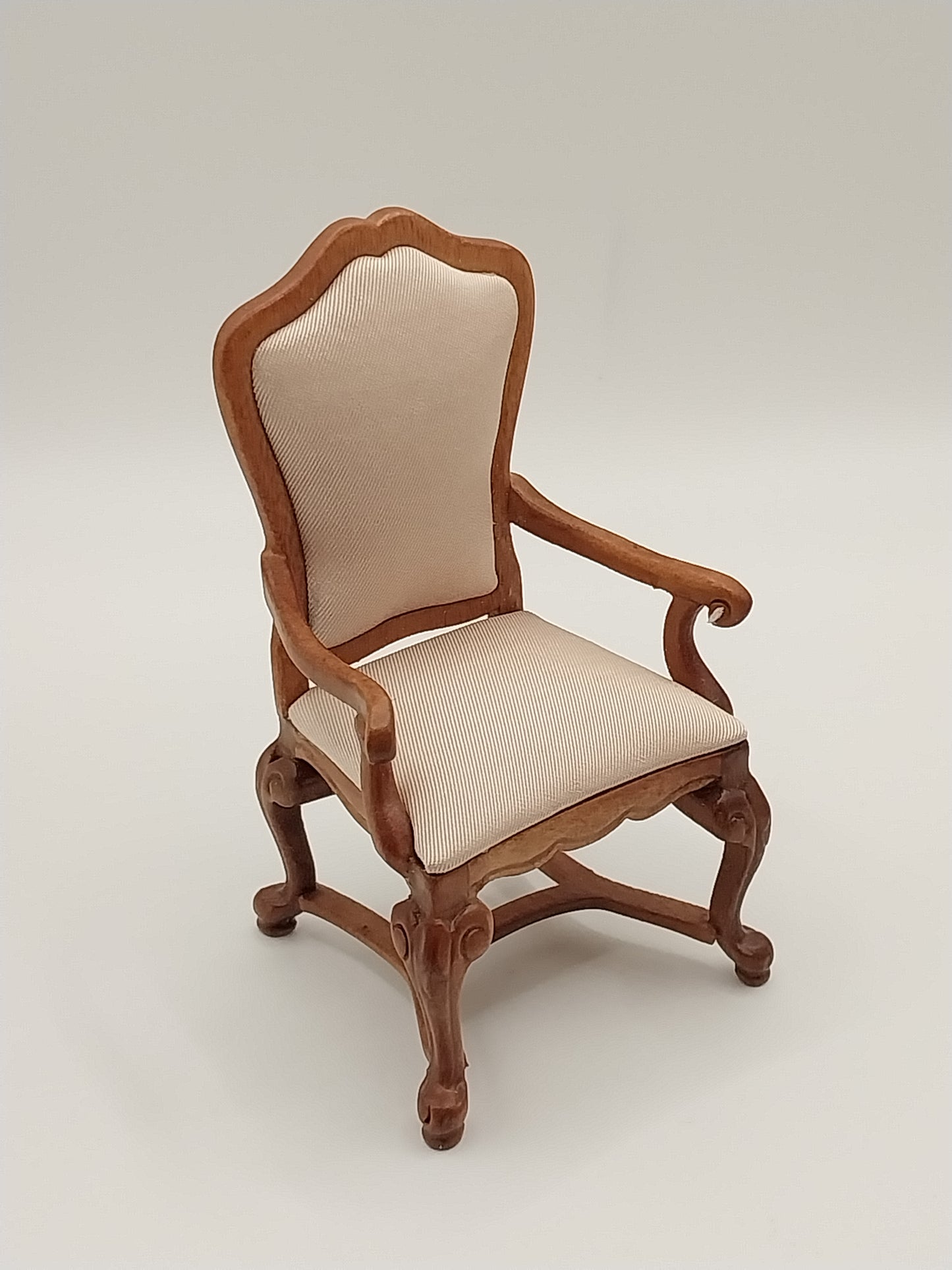 Spanish Style Arm Chair, Walnut