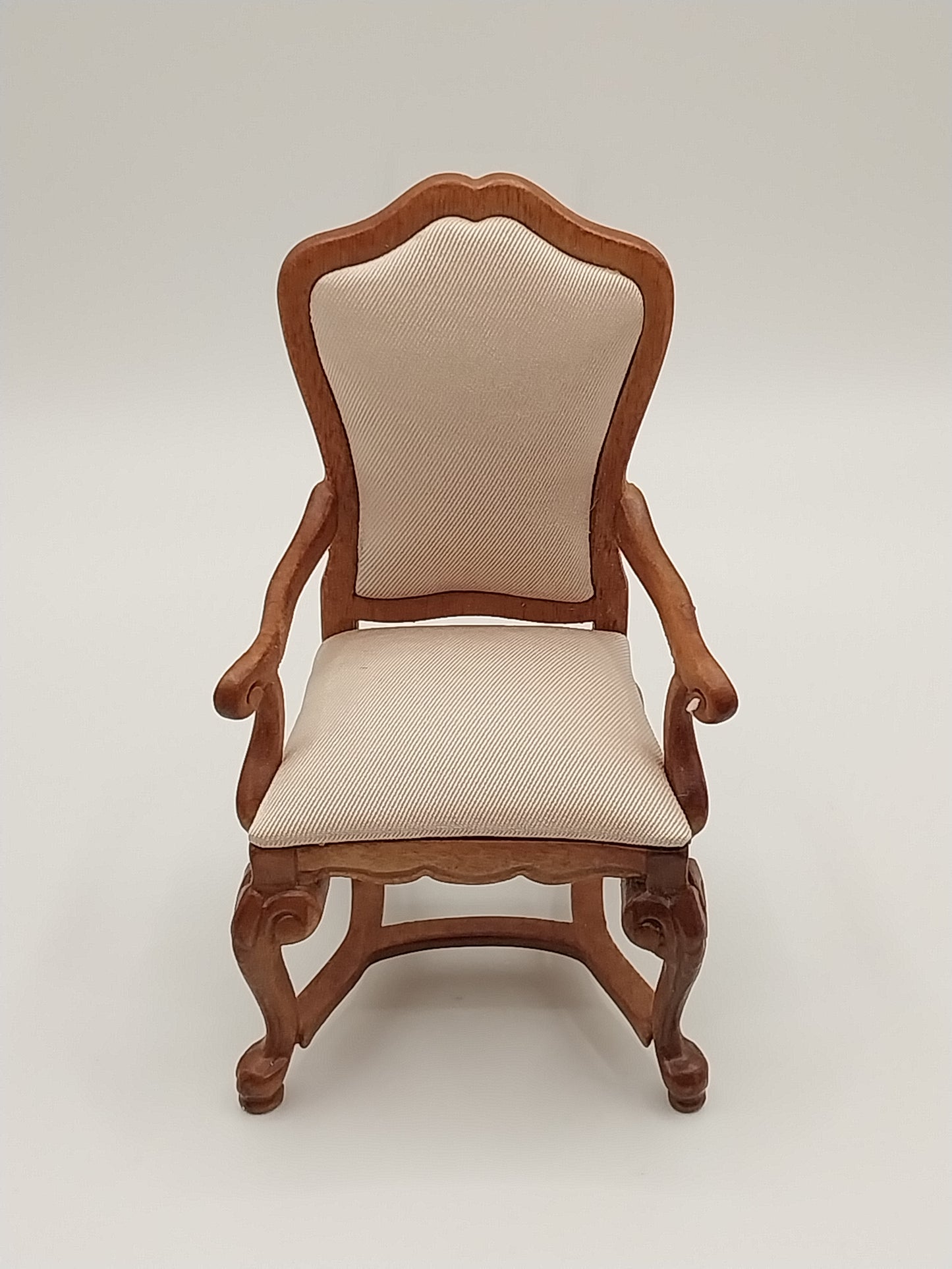 Spanish Style Arm Chair, Walnut