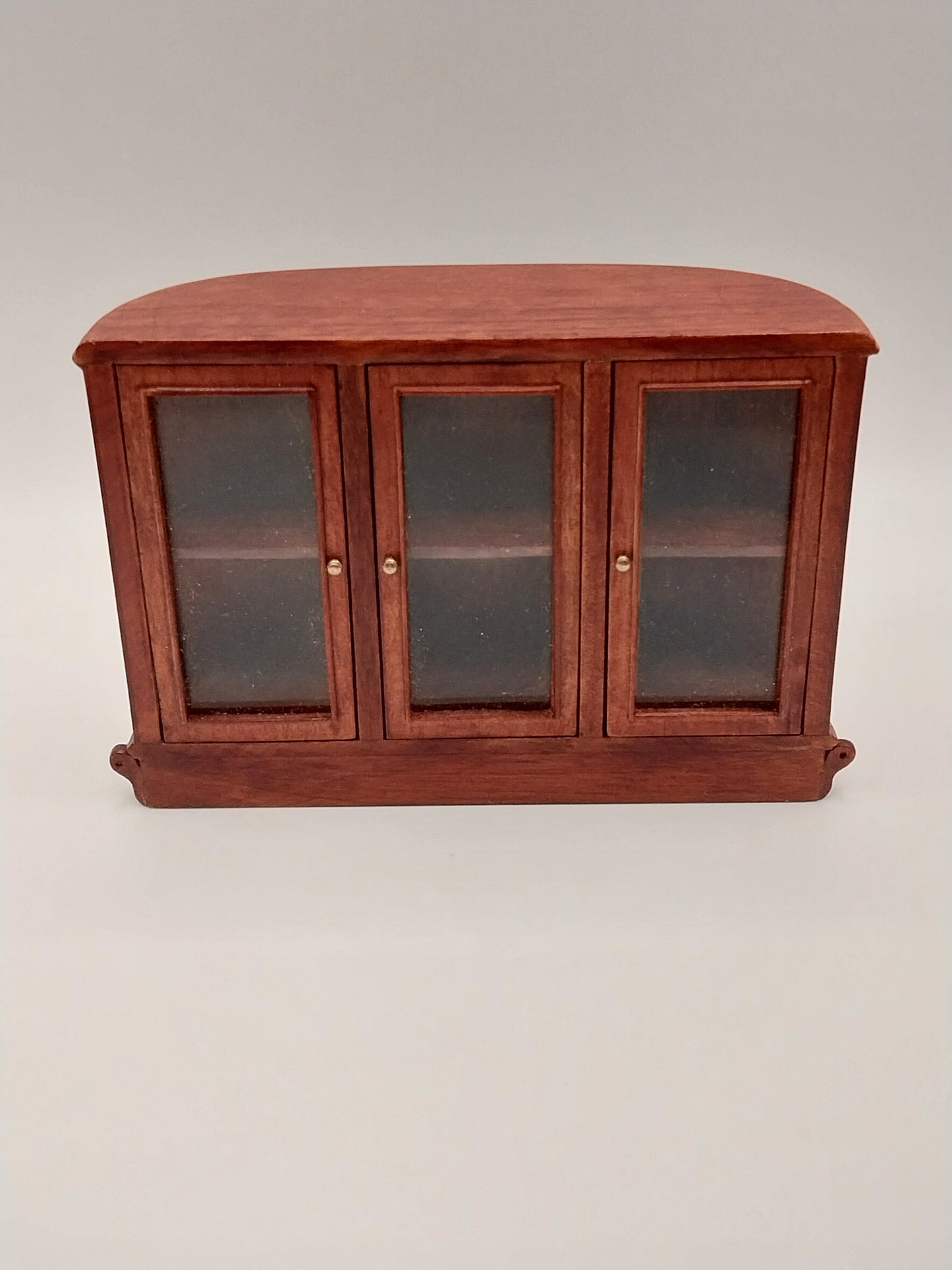 Low Demilune Bar, Walnut