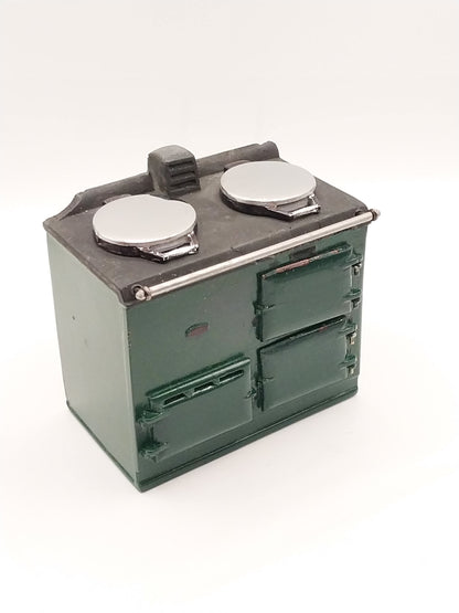 Small AGA Stove, Green