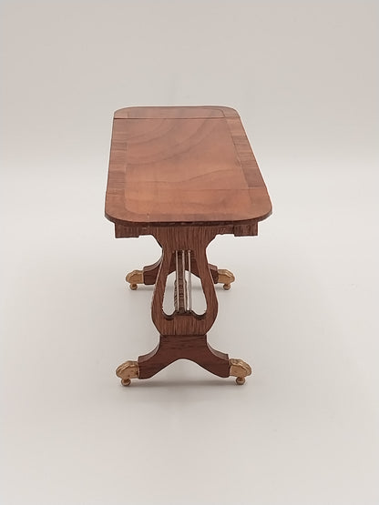 Drop Leaf Harp Table, Cherry