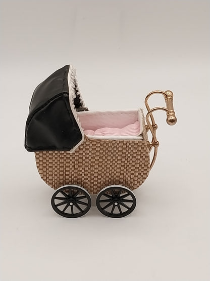 CBB781, Small Doll Pram, Beige