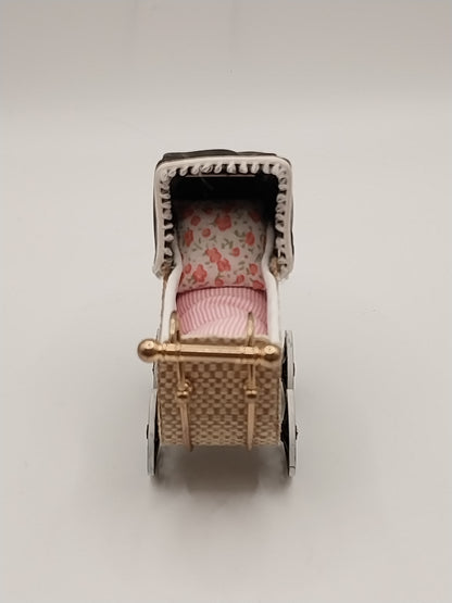 CBB781, Small Doll Pram, Beige