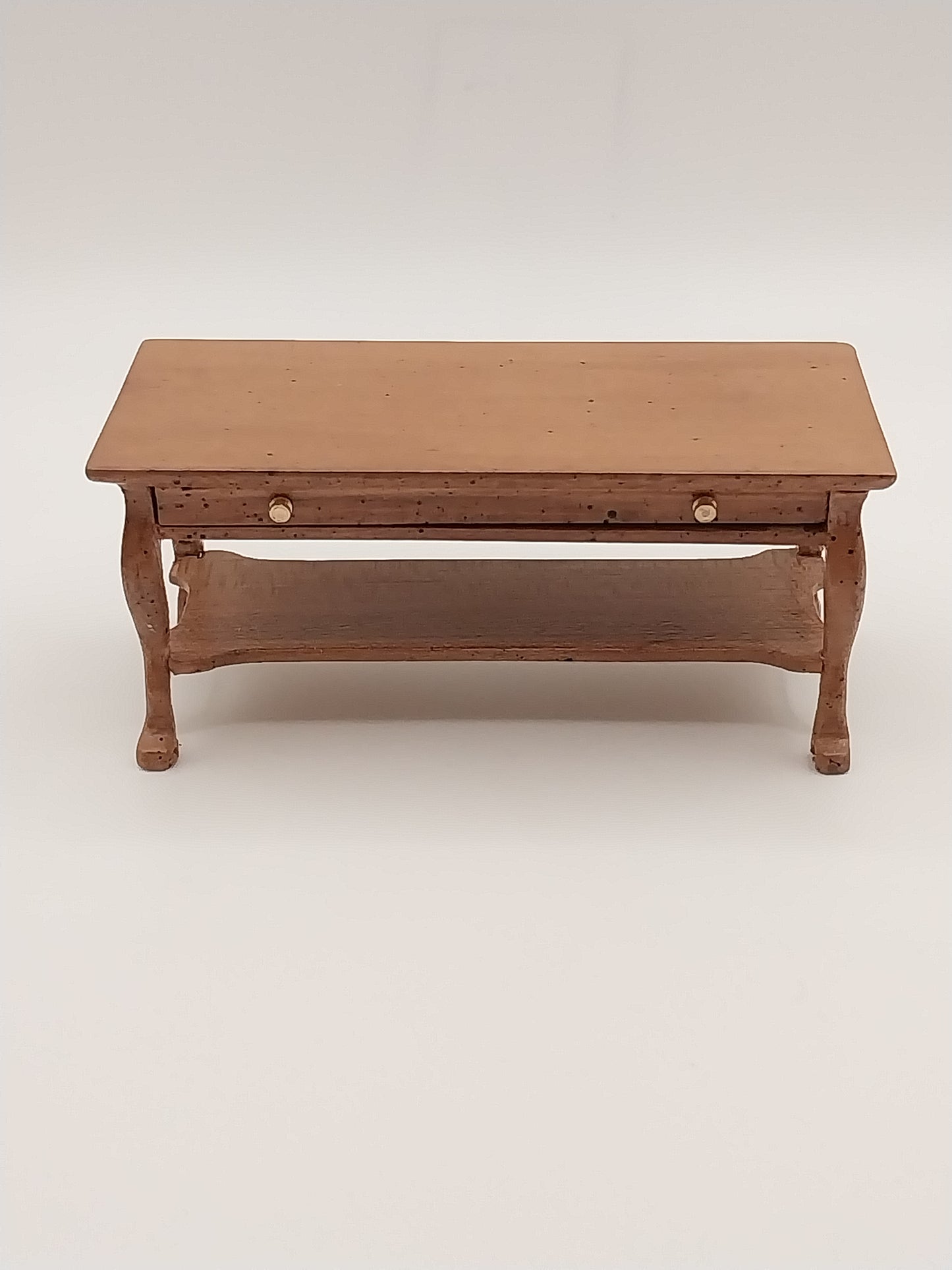 Coffee Table with Drawer, Fruit Wood