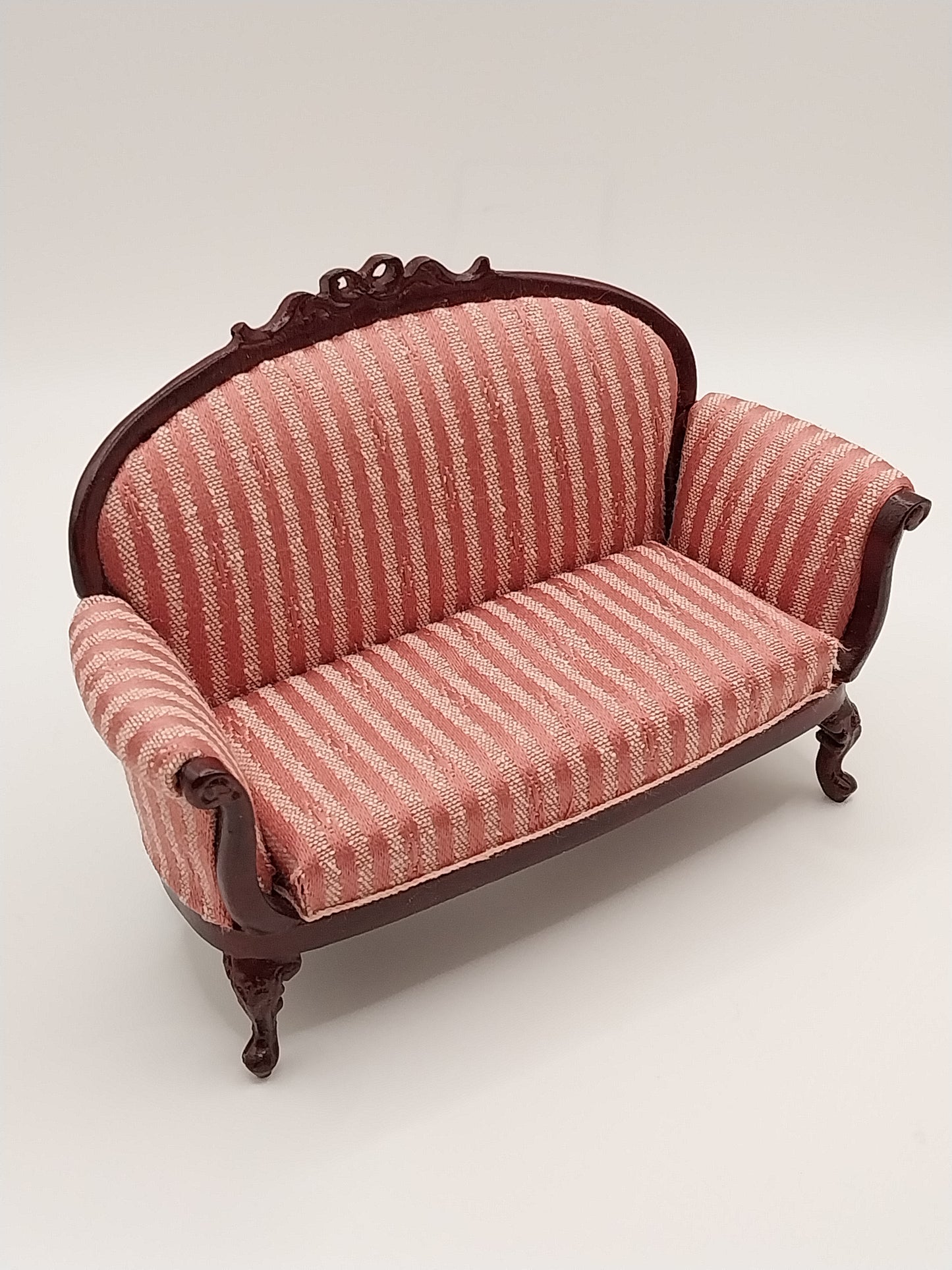 French Sofa & 2 Chairs, MH, Rose Stripe