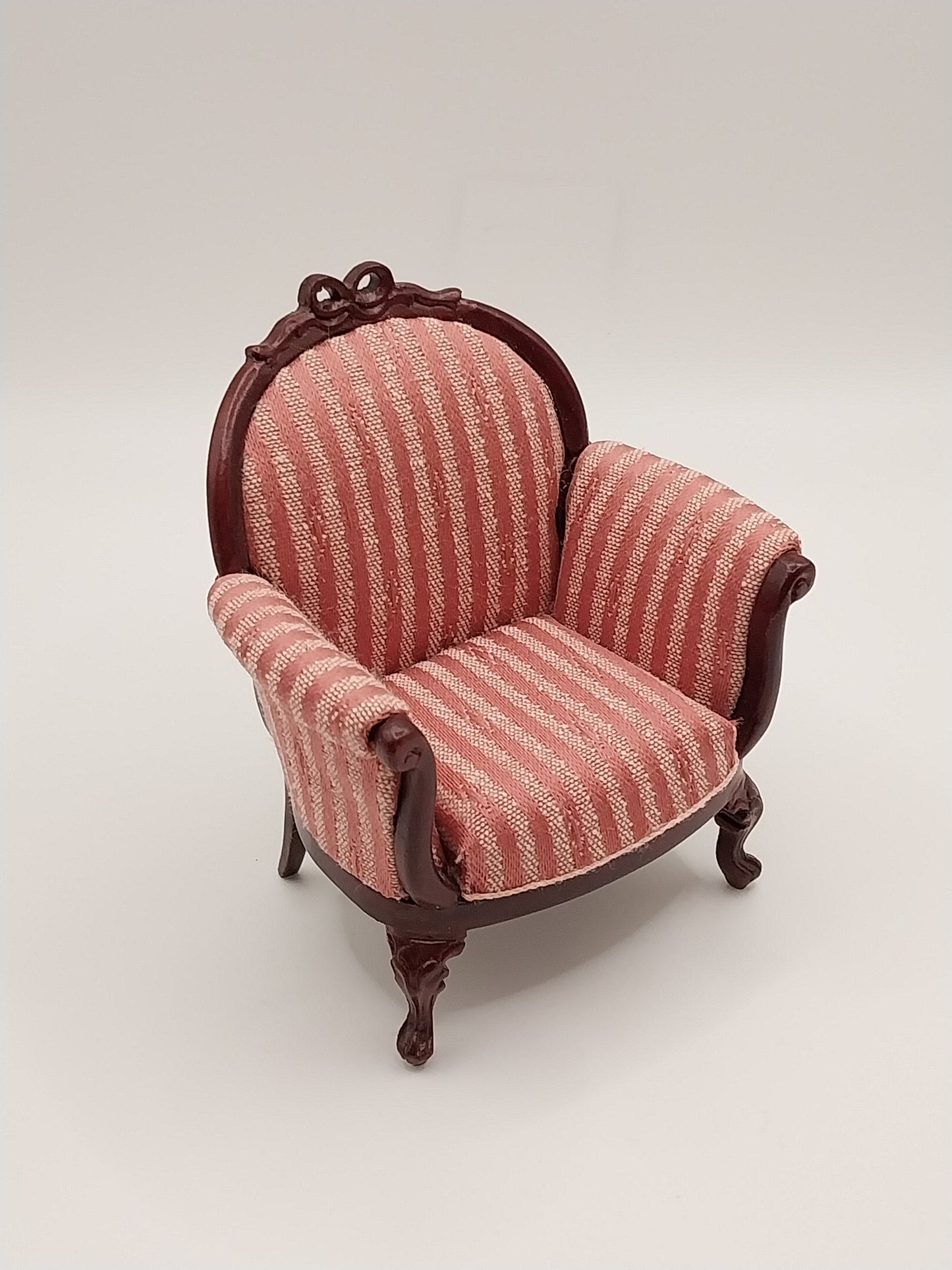 French Sofa & 2 Chairs, MH, Rose Stripe