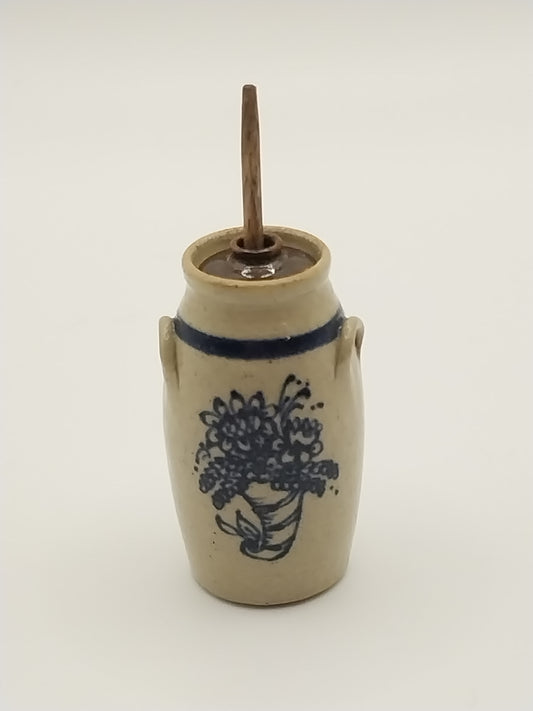 Butter Churn Stoneware Pottery