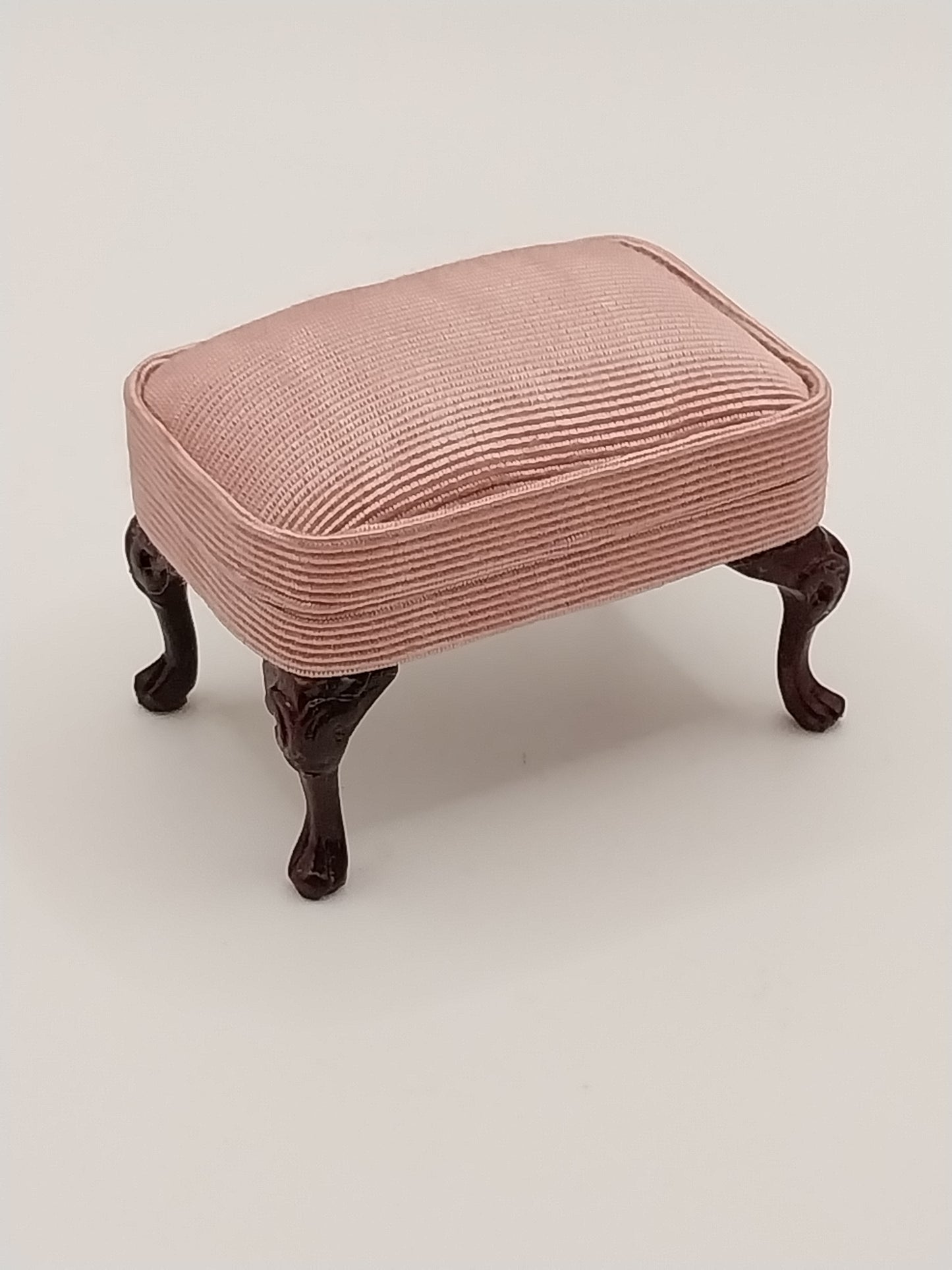 Stool,  Rose Moire, Mahogany