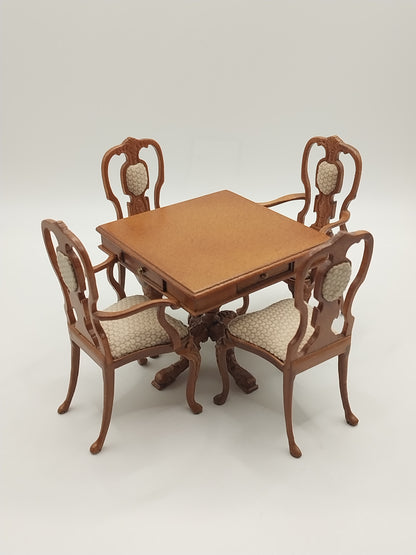 Carrington Game Table with 4 Chairs, NWN