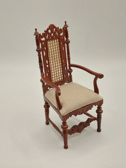 Dining Arm Chair with Cane Back, NWN