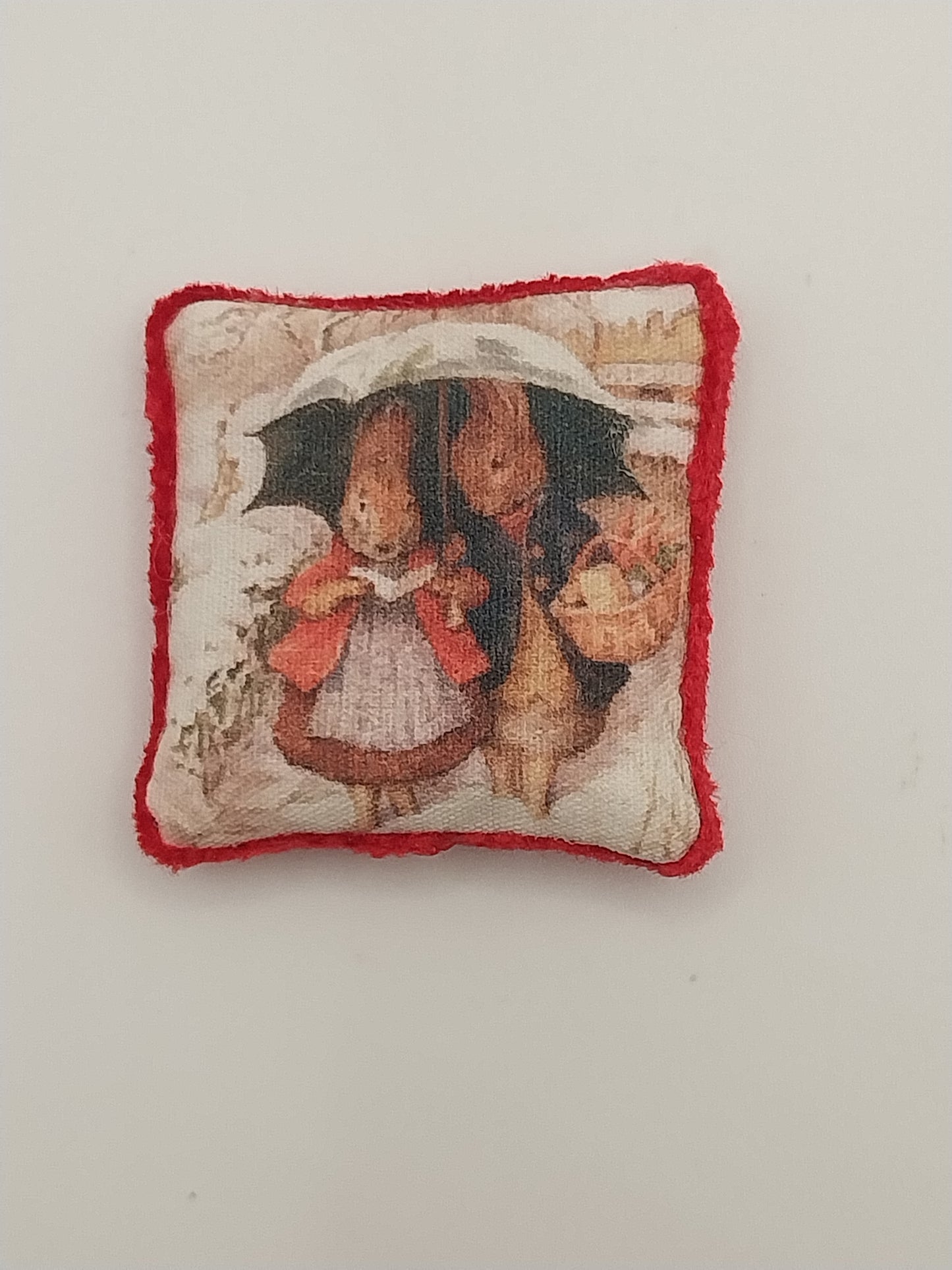 Pillow, Beatrix Potter, Red