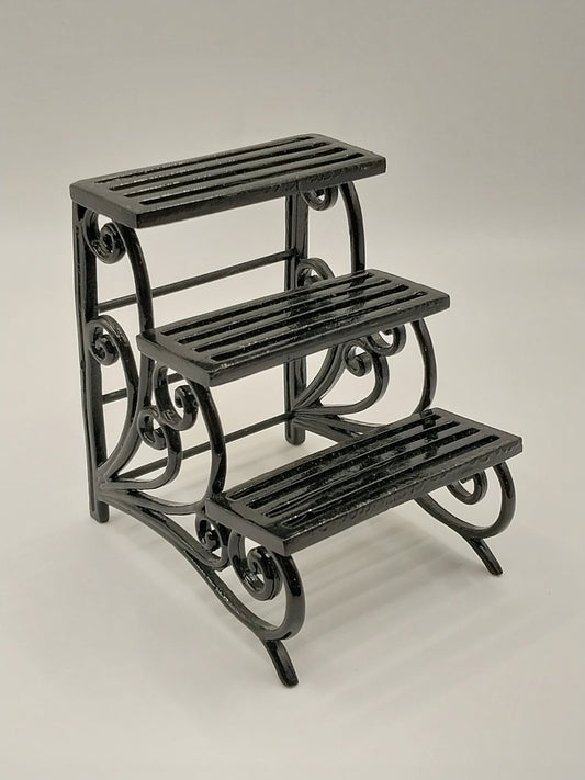 Plant Stand, Black, Rectangle