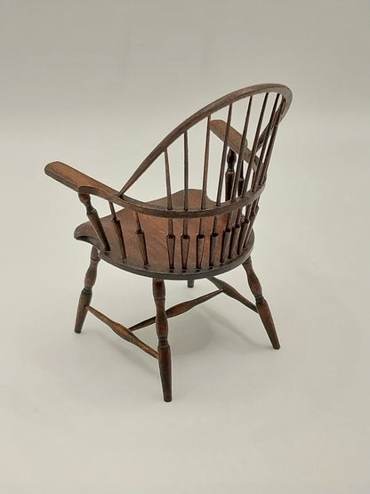 Continuous Windsor Arm Chair, Walnut