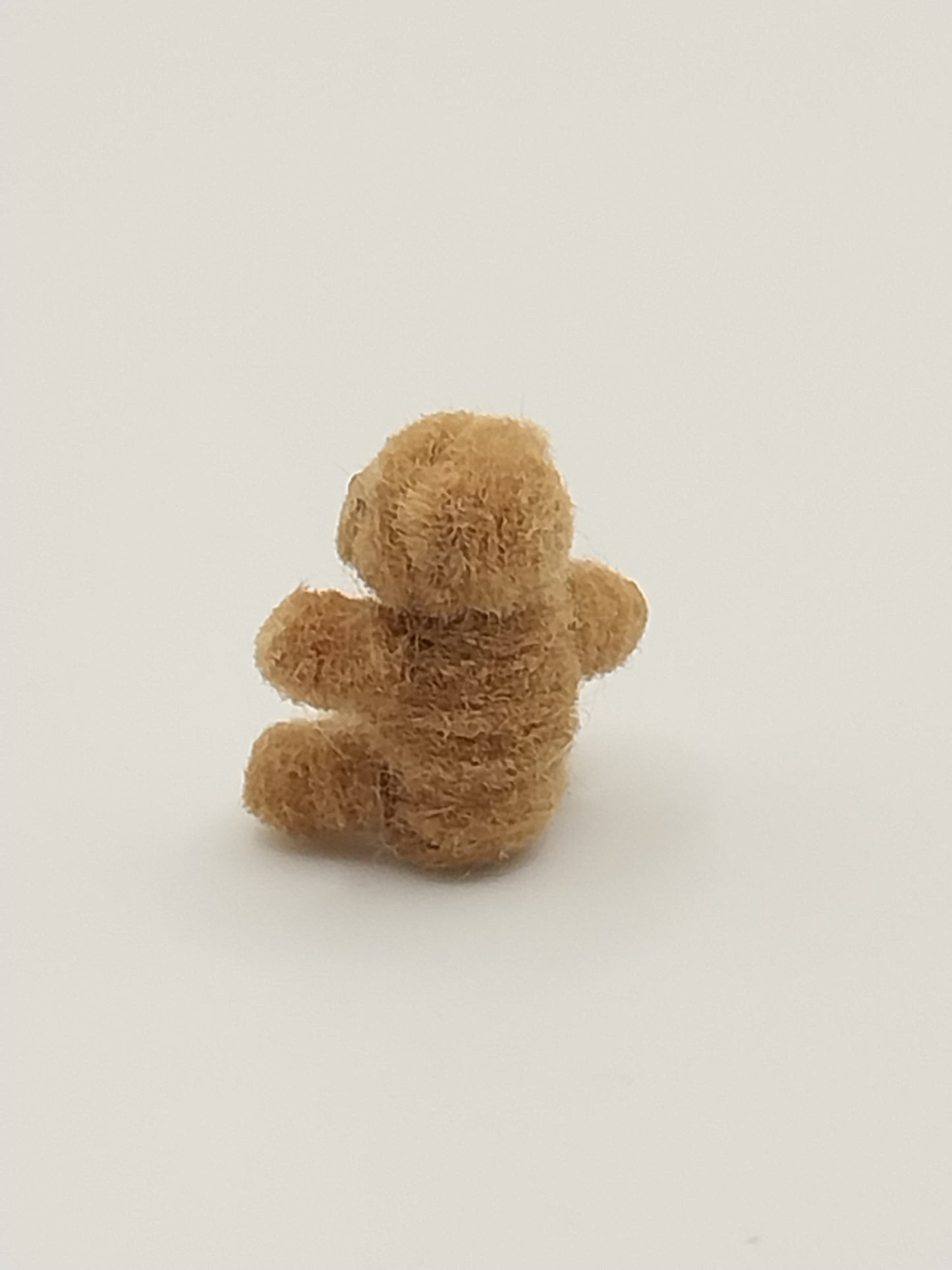 1/2" Scale Bear Toy, Light Brown, Handmade