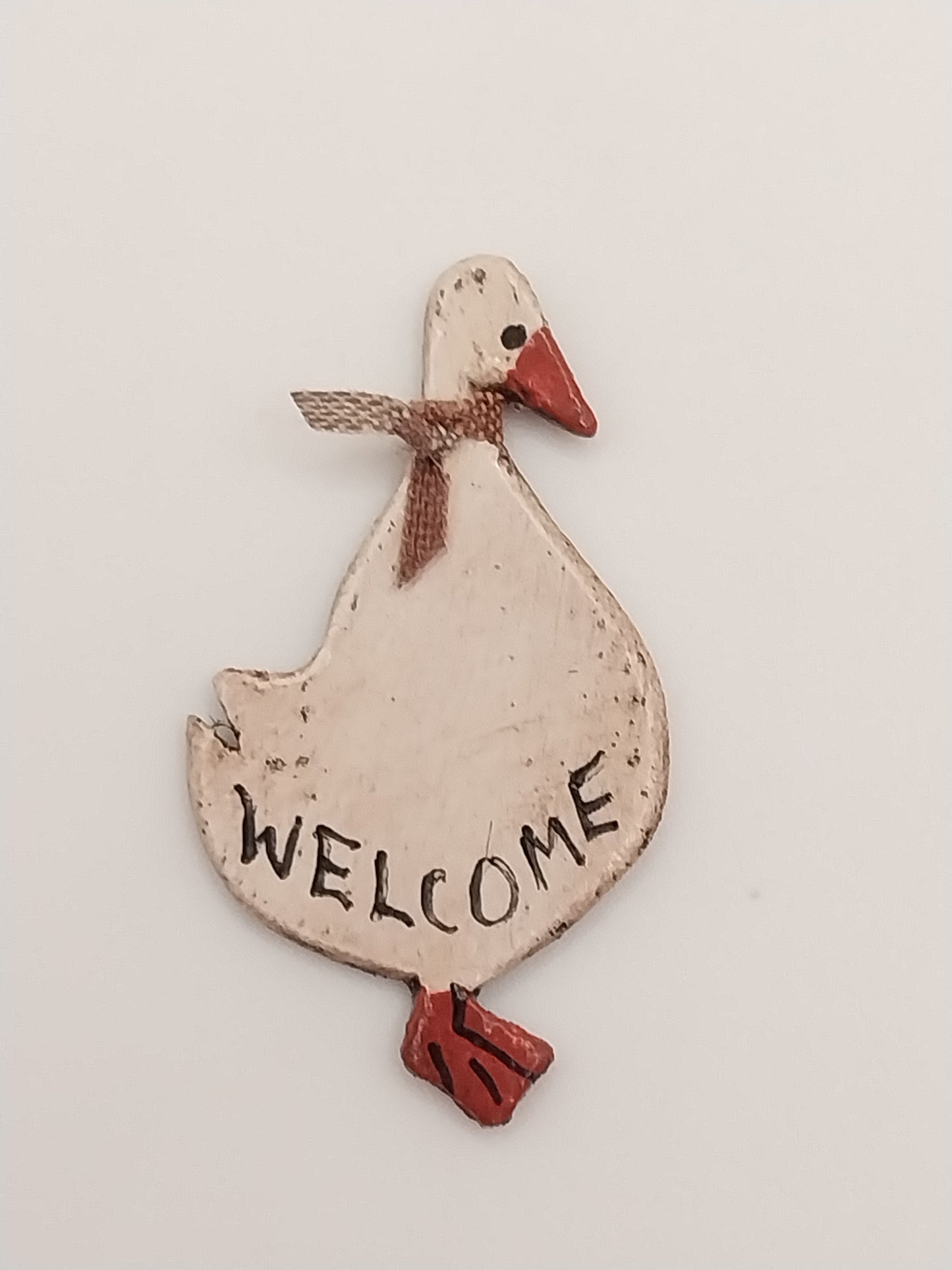 Welcome Country Duck Wall Plaque, Handpainted