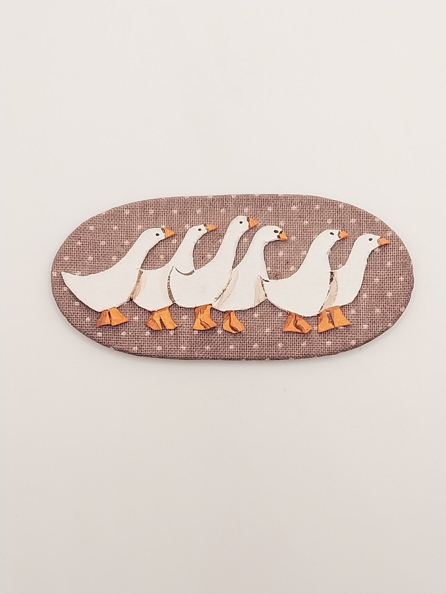 Country Wall Plaque, Row Of Geese