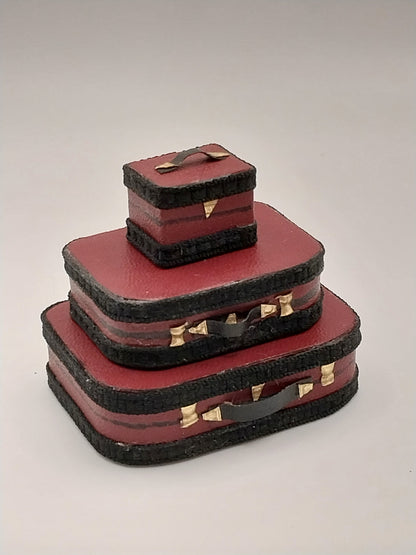 Luggage Set, Burgundy, 3pc